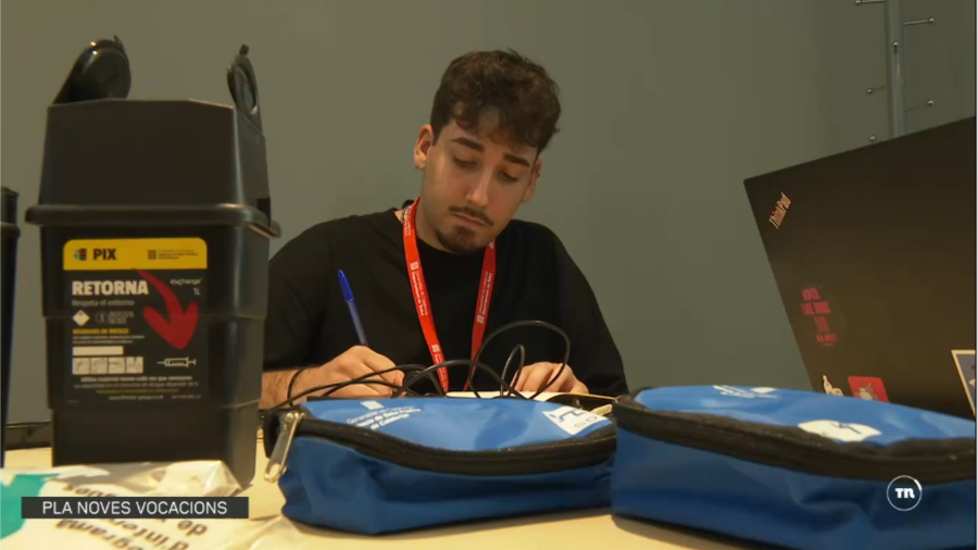 Víctor al vídeo de 3cat